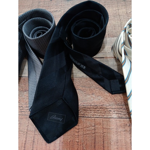 Brioni Luxury Neckties Lot Of 3 Multicolor - Picture 13 of 14